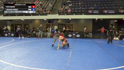 120 lbs Semis - Rye Davis, Threestyle Wrestling Of Oklahoma vs Esaias Perez, Rampage