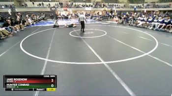 145 lbs Semis & 1st Wrestleback (8 Team) - Hunter Conrad, Faribault vs Jake Rosenow, Becker