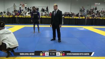 Steven Francisco Reyes-Santos vs Tavon Latrell Nevins 2026 Pan IBJJF Jiu-Jitsu No-Gi Championship