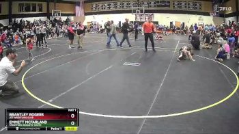 44 lbs Quarterfinal - Emmett McFarland, Stratford Knights Youth vs Brantley Rogers, JET Wrestling Club