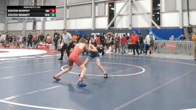 88 lbs Cons. Sub-quarters - Colton Bennett, Team Newport Tornadoes Wrestling Club vs Easton Murphy, Billings Wrestling Club