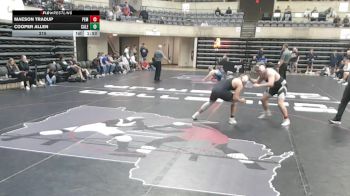 215 lbs Round 2 (6 Team) - Maeson Tradup, Plainview-Elgin-Millville, MN vs Cooper Allen, Caledonia, MN