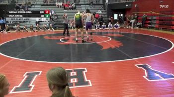 175 lbs 3rd Place Match - Adrian Perez-Hall, Burlington vs Jack Hayes, Cedar Rapids Kennedy