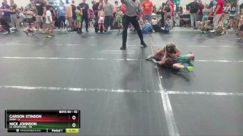 52 lbs Cons. Round 1 - Carson Stinson, Ssaw vs Nick Johnson, CC Grapplers