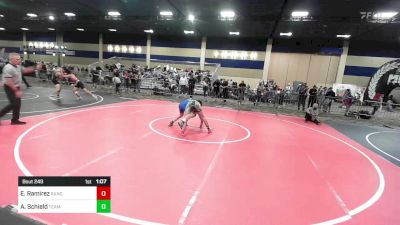 123 lbs Quarterfinal - Edward Ramirez, Rancho Mirage HS vs Austin Schield, Team Idaho