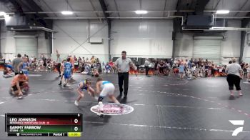 80 lbs Round 4 (6 Team) - Sammy Farrow, Storm vs Leo Johnson, Reverence Wrestling Club