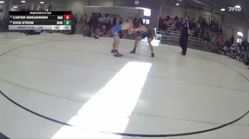 135 lbs Cons. Round 2 - Carter Swearingen, Mustang Wrestling Club vs Evan Strom, Nebraska Elite Wrestling Club