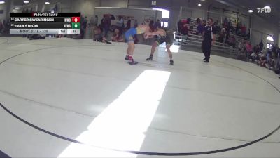 135 lbs Cons. Round 2 - Carter Swearingen, Mustang Wrestling Club vs Evan Strom, Nebraska Elite Wrestling Club