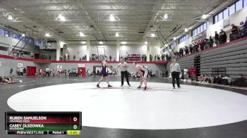 285 lbs Champ. Round 1 - Casey Olszowka, McKendree vs Ruben Samuelson, Colorado Mesa