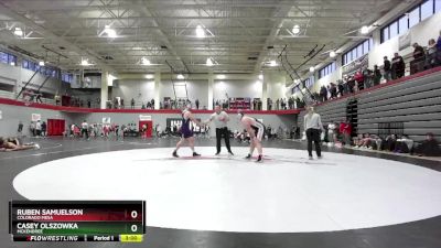 285 lbs Champ. Round 1 - Casey Olszowka, McKendree vs Ruben Samuelson, Colorado Mesa