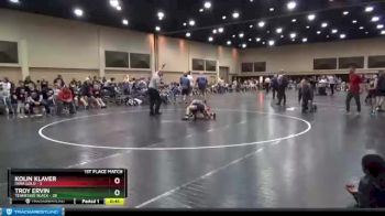 80 lbs Finals (2 Team) - Kolin Klaver, Iowa Gold vs Troy Ervin, Tennessee Black