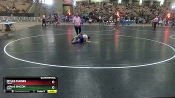 55 lbs Quarterfinal - Myles Maines, TNWA vs Jonas Bacon, SDWA