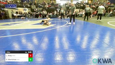 61 lbs Rr Rnd 5 - Leland Riley, Midwest City Bombers vs Delanie Wartchow, Shelton Wrestling Academy