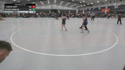 130 lbs Semis - Daelin Cody, Team Nazar Training Center vs Alyssa Ornelas, Denver Wrestling Academy