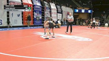 106 Class 3 lbs Champ. Round 1 - Luke Bulloc, St. Michael The Archangel vs Noah Lowe, Camdenton