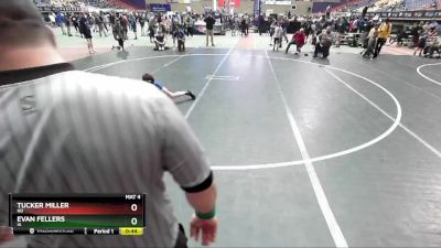 83 lbs Cons. Round 2 - Evan Fellers, IA vs Tucker Miller, ND