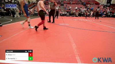 100 lbs Semifinal - Kodiak Blasi, Maize Wrestling Club vs Elijah Armenta, Juic3 Acad3my