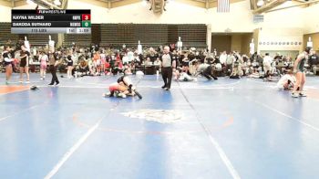 115 lbs Rr Rnd 4 - Kayna Wilder, NewWhale Pink - Girls vs Dakoda Suthard, MGW Glitter & Grit - Girls