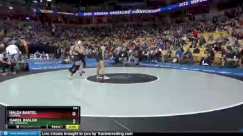 125 lbs Cons. Round 3 - Halea Bartel, Lebanon vs Isabel Basler, Ste. Genevieve