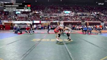 G - 155 lbs Champ. Round 1 - Shaylee Hines, Malta Girls vs Hayden Edwards, Browning Girls