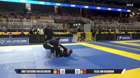 Felice Ann Baughman vs Emily Katherine Van Der Hoeven 2025 Pan Jiu Jitsu IBJJF Championship