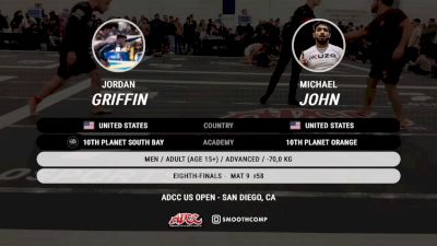 Jordan Griffin vs Michael John 2025 ADCC San Diego Open
