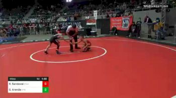 55 lbs Quarterfinal - Rylan Sandoval, Standfast Wrestling vs Giovanni Aranda, Burnett Trained