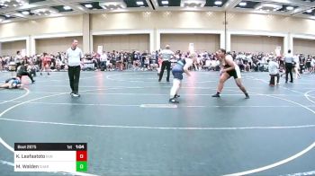 Round Of 16 - KeliArah Leafaatoto, DUB Wrestling vs Makayla Walden, Chargers WC