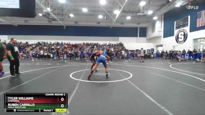 138 lbs Champ. Round 2 - Tyler Williams, Chaparral vs Ruben Carrillo, Ayala Wrestling