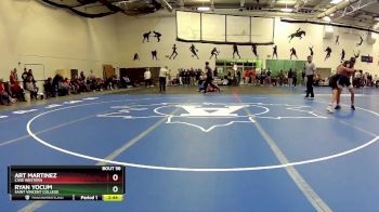 141 lbs Quarterfinal - Art Martinez, Case Western vs Ryan Yocum, Saint Vincent College