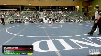 106 lbs Finals (8 Team) - Jake Goodin, EDMOND NORTH vs Caleb Crawford, BIXBY