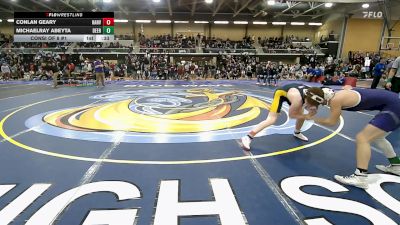 120 lbs Consi Of 8 #1 - Conlan Geary, Hanover vs Michaelray Abeyta, Deering