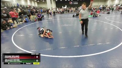 67 lbs Cons. Round 3 - Graham Meyer, Sebolt Wrestling Academy vs Julian Solano, Duran Wrestling Club