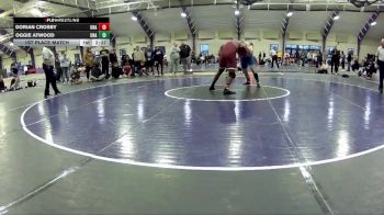 285 lbs 1st Place Match - Oggie Atwood, Unattached vs Dorian Crosby, Unattached