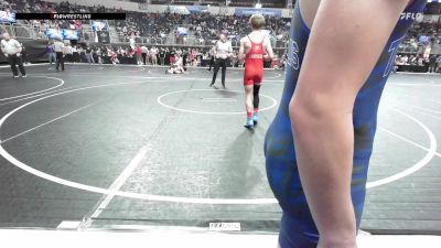 130 lbs Round Of 16 - Brodie Carothers, East Kansas Eagles vs Chrisman Ellis, Marshfield Youth Wrestling