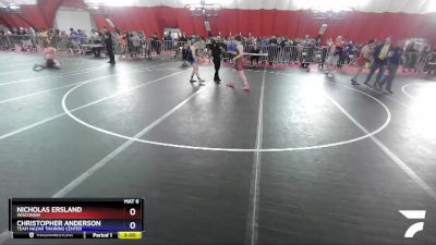 126 lbs Champ. Round 1 - Nicholas Ersland, Wisconsin vs Christopher ...