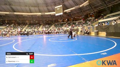 85 lbs Quarterfinal - Bowen Schubert, Chandler Takedown Club vs Joel Ramirez, Hennessey Takedown Club