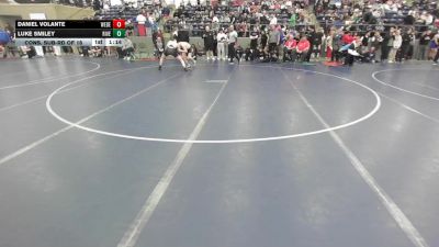 144 lbs Cons. Sub-rd Of 16 - Luke Smiley, Riverton vs Daniel Volante, Weber
