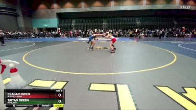 113 lbs Cons. Round 2 - Taitan Green, Mcqueen vs Reagan Owen, North Eugene