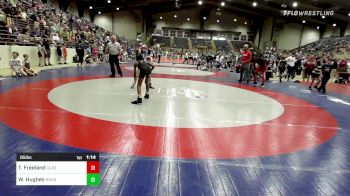 85 lbs Round Of 16 - Taharko Freeland, Glasgow Wrestling Academy vs Will Hughes, Roundtree Wrestling Academy