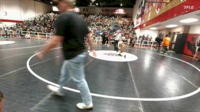 111-119 lbs Champ. Round 1 - Harper Griffin, Rocky Mountain Middle School vs Rilee Rohrer, Powell Middle School