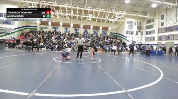 237 lbs Champ. Round 1 - Alyssa Riggs, Bonita Vista vs Madison Vandiver, Brawley