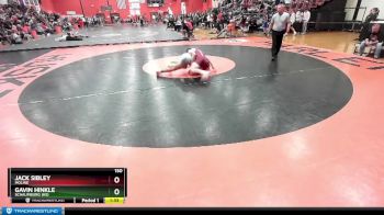 150 lbs Cons. Round 2 - Gavin Hinkle, SCHAUMBURG (HS) vs Jack Sibley, MOLINE