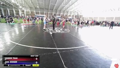 92 lbs Cons. Round 3 - Vander Tran, NV vs Jake Zesiger, UT