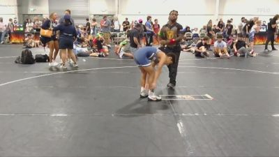 90 lbs Round 3 (6 Team) - Santiago Zapata, Funky Crayons vs Maisyn Lott, Backyard Brawlers