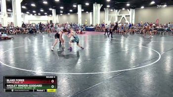 150 lbs Round 4 (16 Team) - Wesley Rinder-Goddard, Camden Outsiders The Socs vs Blake Forke, Team STL Blue