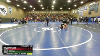 126 lbs Cons. Round 3 - Kaleb Nogales, Righetti vs Jonah Rusca, Reedley