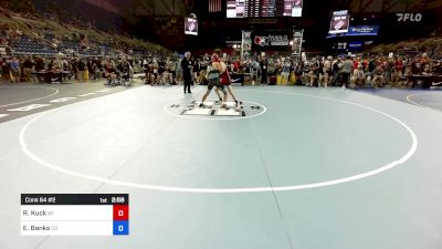 144 lbs Cons 64 #2 - Rhadei Kuck, WI vs Elijah Banks, CO