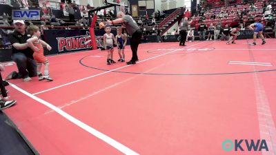 45 lbs Consi Of 4 - Axel Swopes, Newkirk Takedown Club vs Knox Kincaid, Grover Rains Wrestling Club