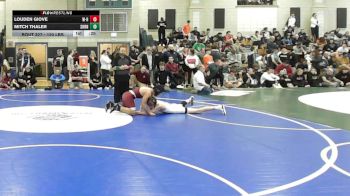 120 lbs Consi Of 16 #2 - Louden Giove, Whitman-Hanson vs Mitch Thaler, Sharon